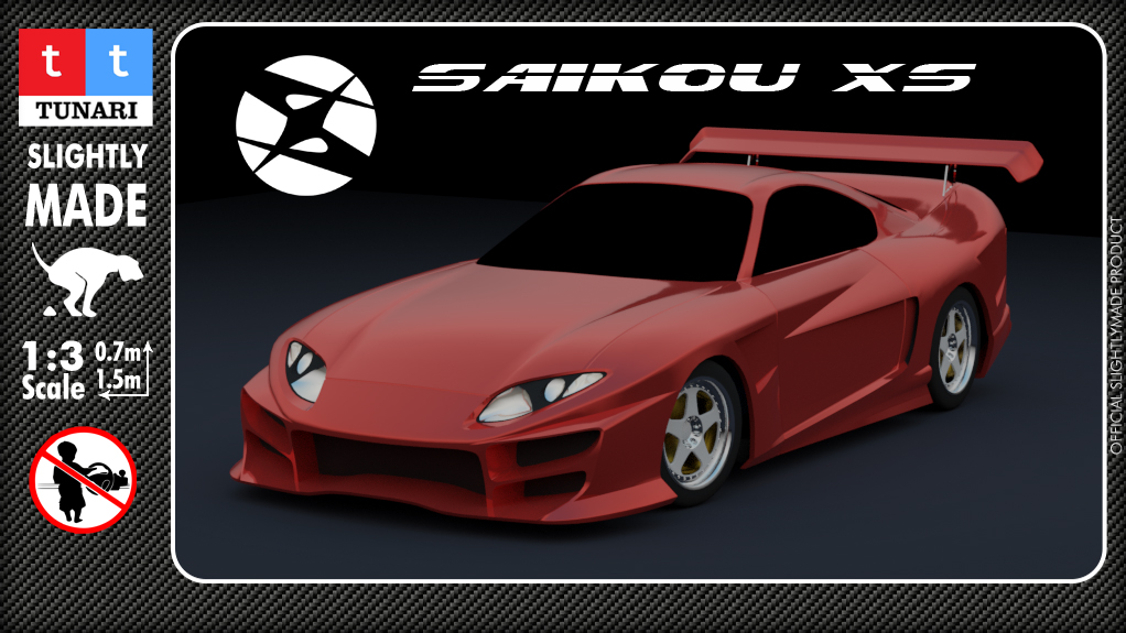 Tunari Rápido RC4, skin saikou_xs_red
