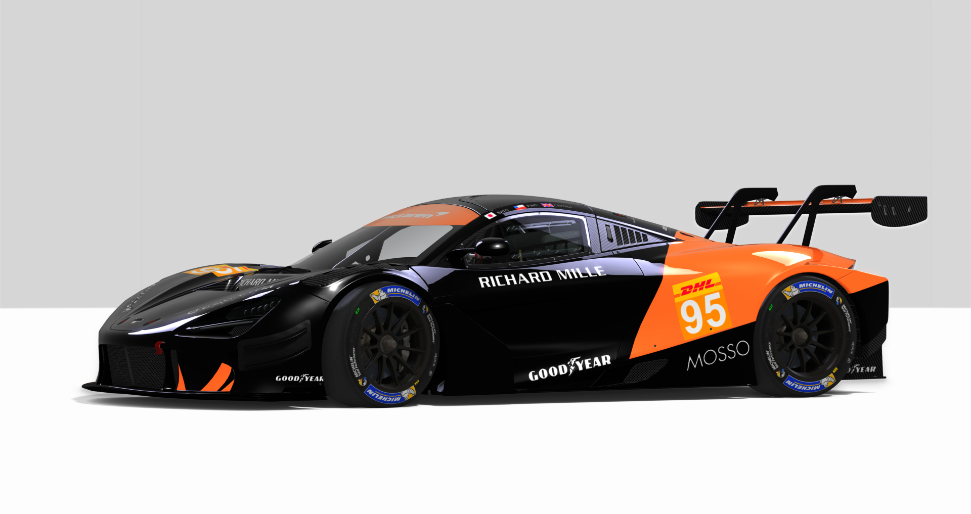 McLaren 720S GT3 TRR-WVR, skin 2024 WEC UA 95