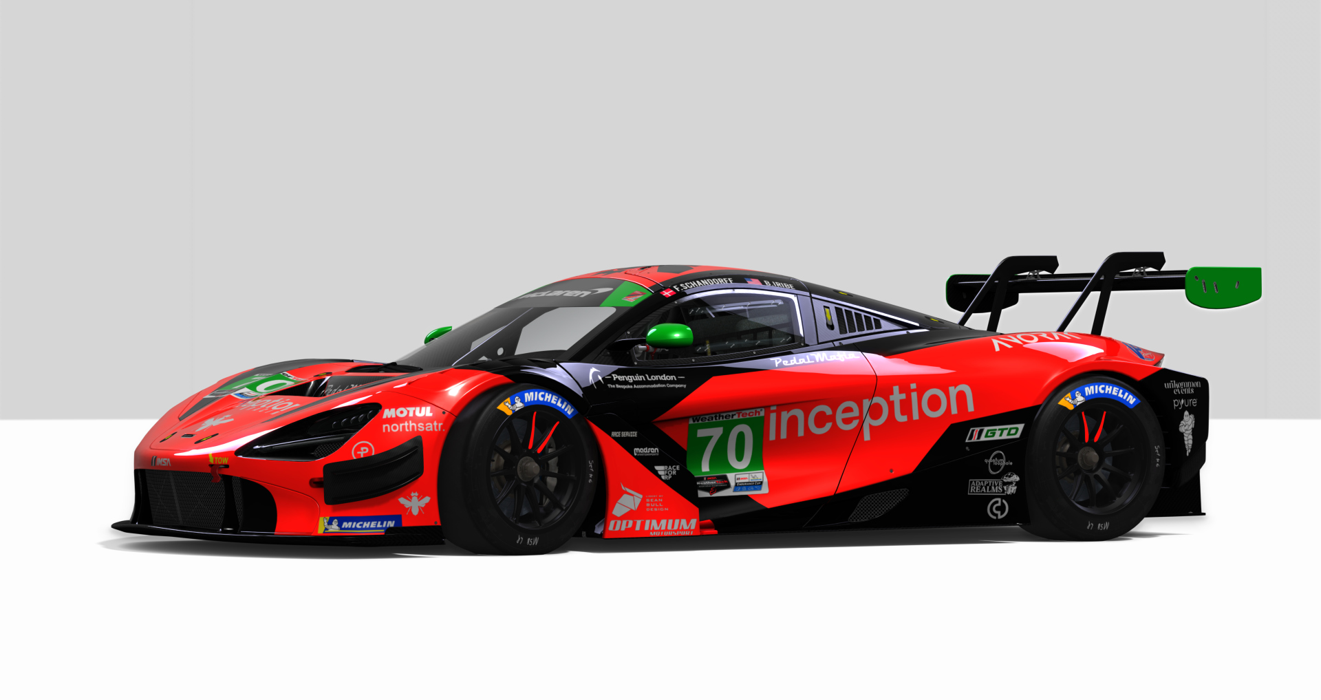 McLaren 720S GT3 TRR-WVR, skin 23InceptionRacing70