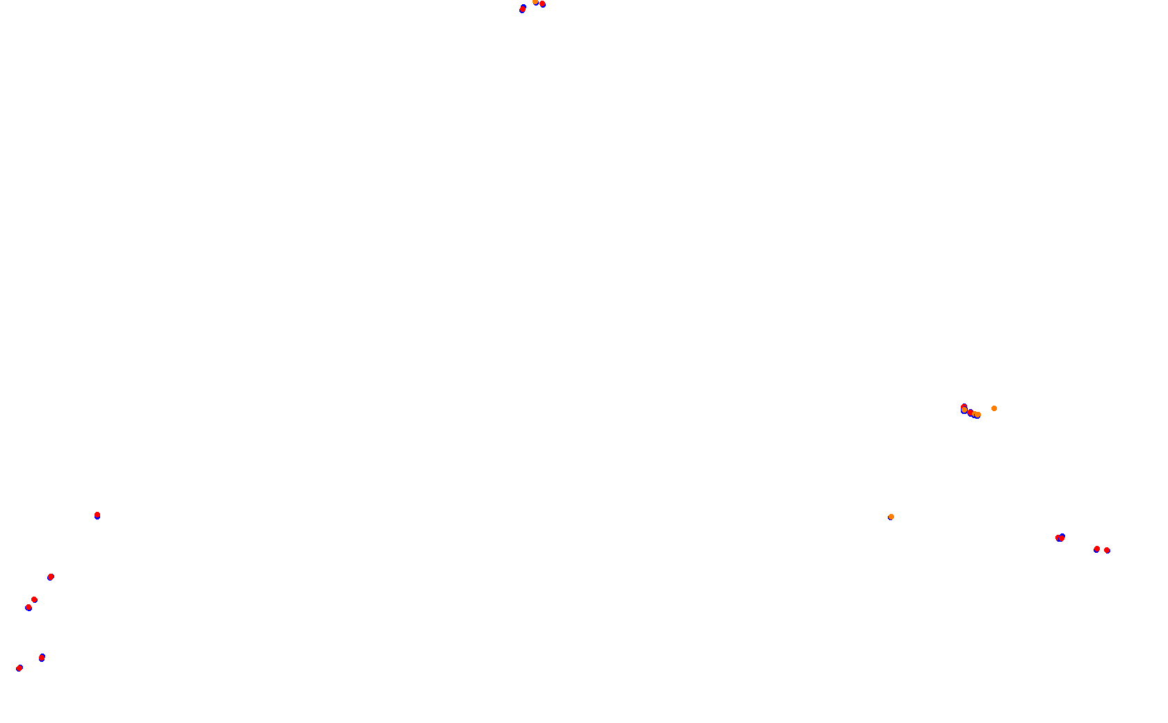 Semipermanente de Lobos 1990 (WVR) collisions