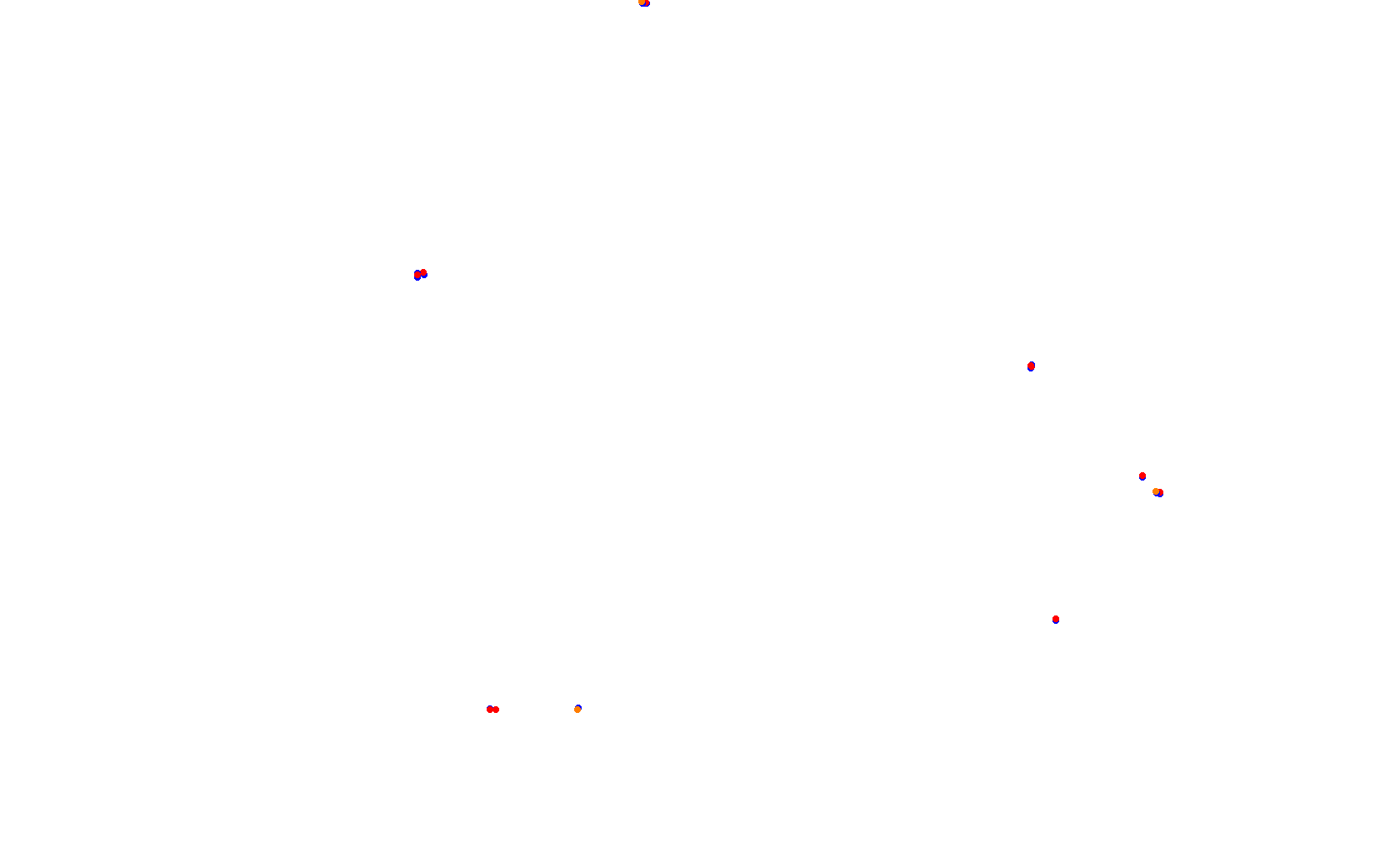 Semipermanente de Lobos 1990 (WVR) collisions