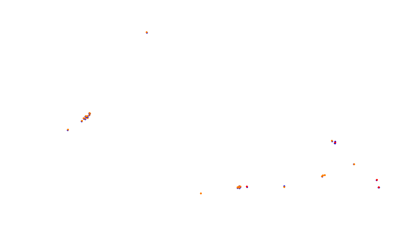 Semipermanente de Lobos 1993 (WVR) collisions