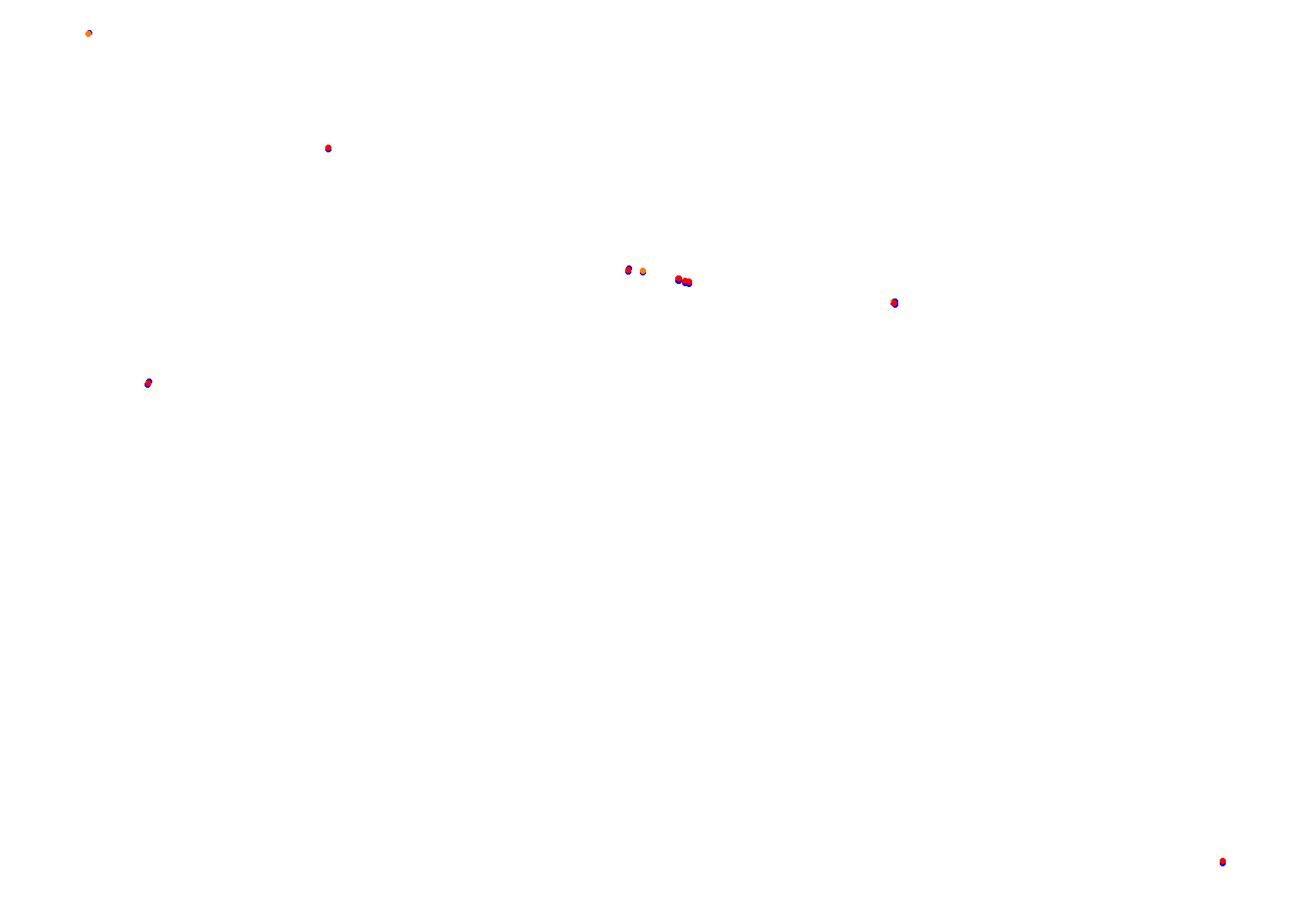 Semipermanente Grunbein, Bahia Blanca 1987 (WVR) collisions