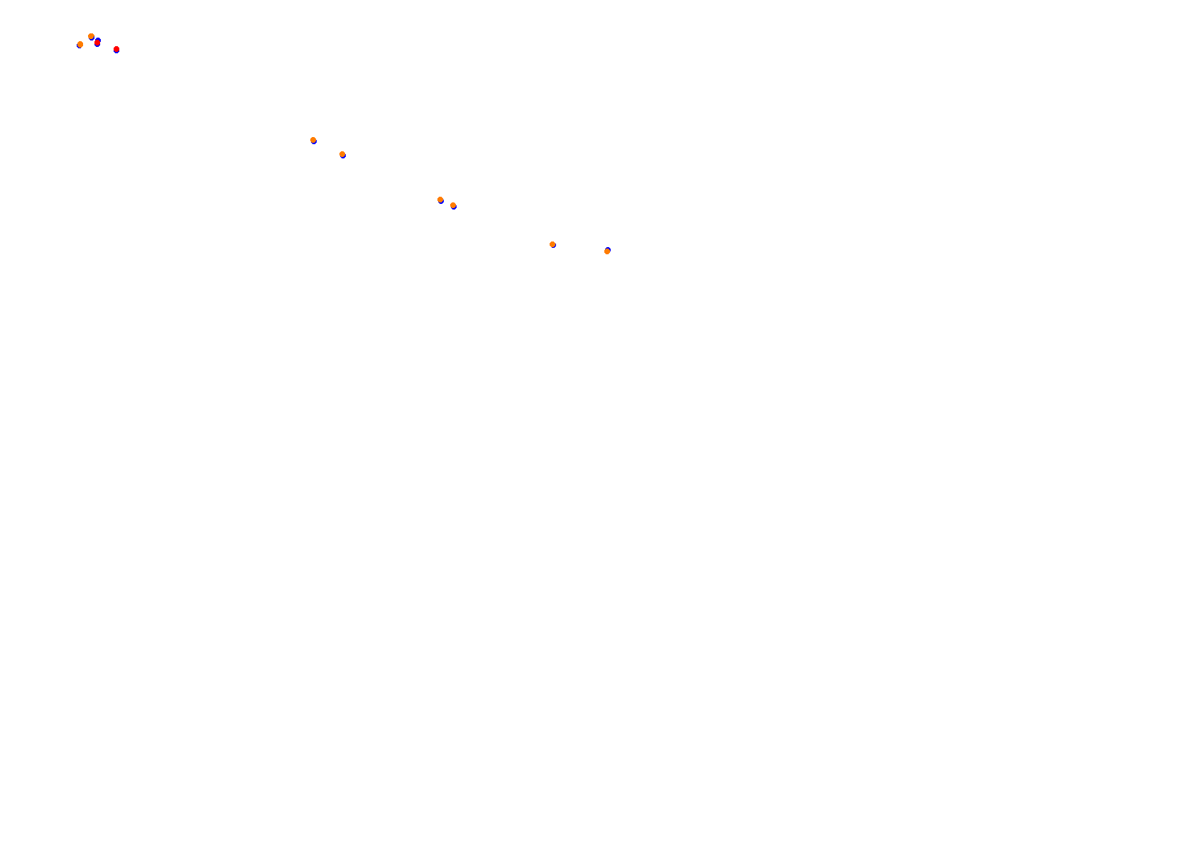 Semipermanente Grunbein, Bahia Blanca 1987 (WVR) collisions