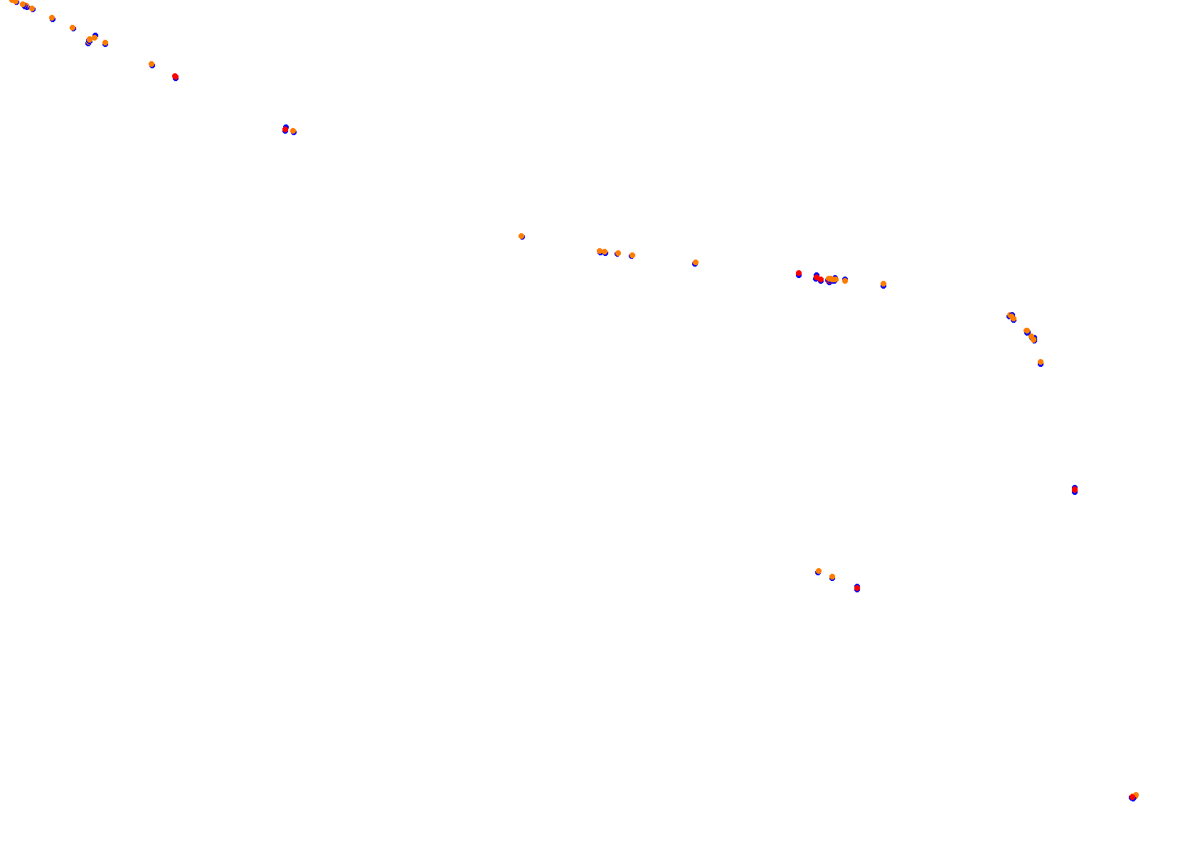 Semipermanente Grunbein, Bahia Blanca 1987 (WVR) collisions