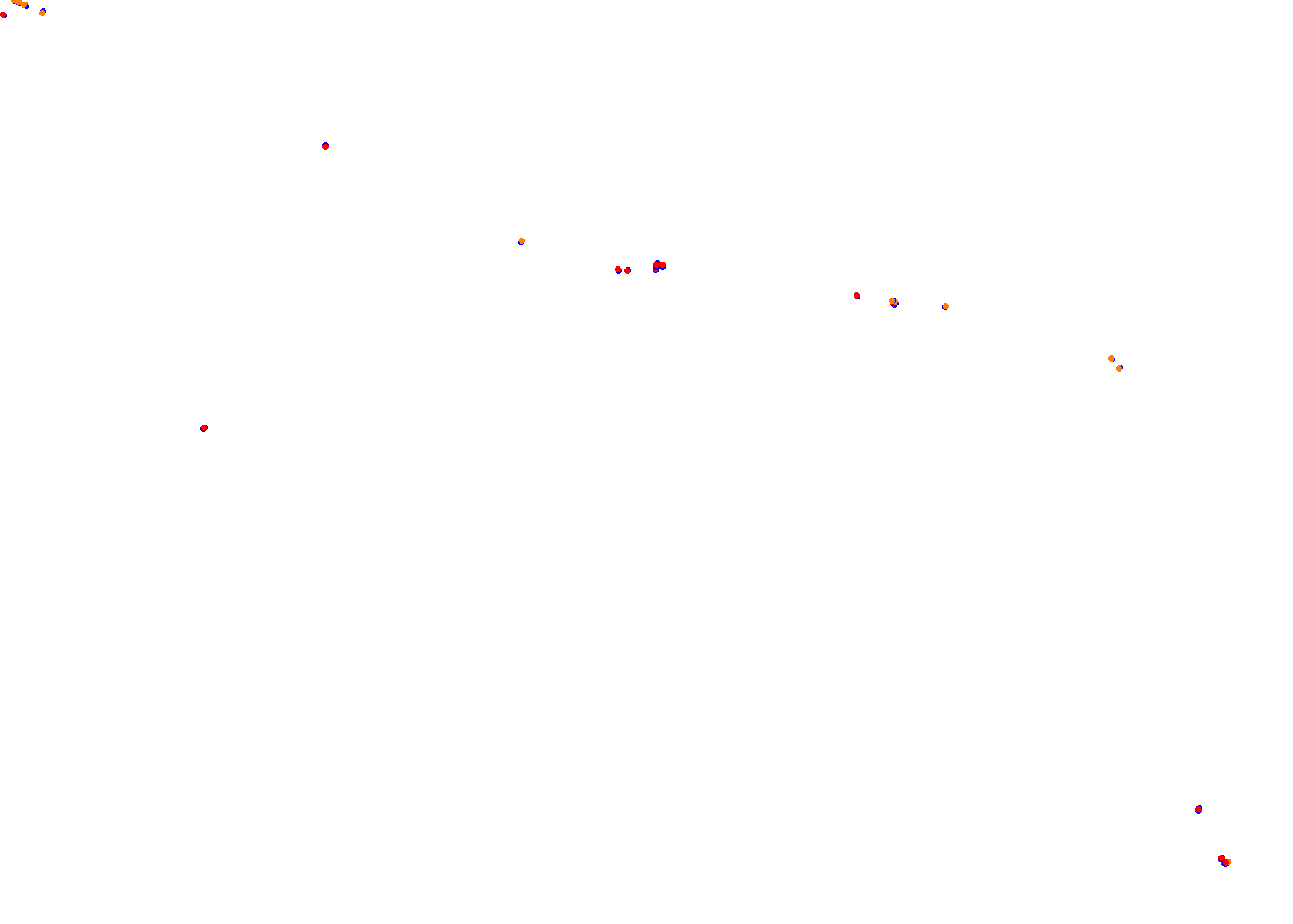 Semipermanente Grunbein, Bahia Blanca 1987 (WVR) collisions